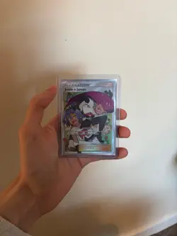 Pokemon TCG - Jessie And James Full Art Trainer Card - 68/68 - Hidden Fates - Image 3