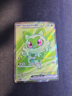 Pokemon Sprigatito ex 251/217 ASC Full Art Holo Rare Grass Basic Card 💎 - Image 1