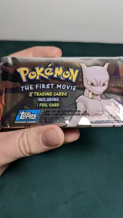 Pokemon The First Movie -8 Trading Cards, Including 1 Foil Card (Unopened Pack) 41116307522 - Image 1