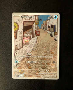 Pokemon Card - Slowpoke 204/198 Scarlet & Violet Base Illustration Rare - MP ⭐ - Image 1