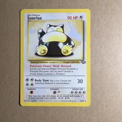 Snorlax 27/64 Rare Jungle Pokemon Card WOTC - Image 1