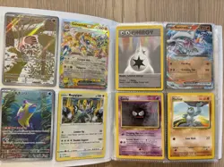 240 TCG Pokemon WOTC Vintage + Modern Cards in Binder holos, rares, full arts - Image 2