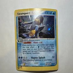 Pokemon Swampert EX Ruby & Sapphire 13/109 Holo Rare 110 HP English Card 2003 - Image 1