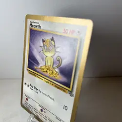 Meowth Gold Bordered Promo Fruit Roll Up Vintage Pokemon Card 56/64 HP - Image 3