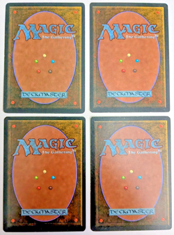 MTG 4x ALTERED WITH COAs CHRONICLES Erhnam Djinn BY ORIGINAL ARTIST KEN MEYER JR - Image 2