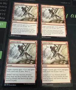 Samut's Sprint X4 War of the Spark Magic the Gathering MTG - Image 1