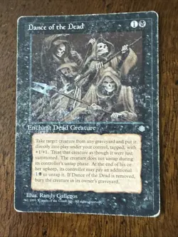 MTG - Vintage Dance of the Dead - Ice Age - (Magic: The Gathering) Worn - Image 1