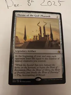 Throne of the God-Pharaoh Amonkhet #237 Rare MTG NM Non-foil - Image 1