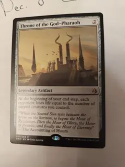 Throne of the God-Pharaoh Amonkhet #237 Rare MTG NM Non-foil - Image 3