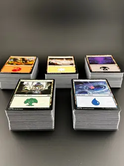 Magic The Gathering 500 Basic Lands - 100 of Each Mana Type - MTG - Image 1