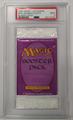1993 MAGIC WOC MTG ARABIAN NIGHTS BOOSTER PACK PSA 9 NM-MINT 2744 NEW U.S. - Image 1