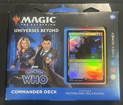 Magic The Gathering Universe Beyond Doctor Who Timey-Wimey Commander Deck Sealed - Image 1