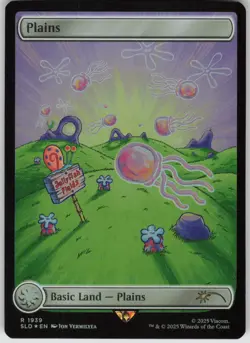 MTG Plains Rainbow Foil NM Secret Lair Drop Series Magic 1939 - Image 1