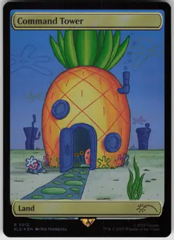 MTG Command Tower Rainbow Foil NM Secret Lair Drop Series Magic 7012 - Image 1