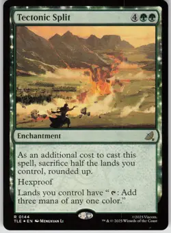 MTG Tectonic Split Foil NM Avatar: The Last Airbender: Eternal Legal Magic 144 - Image 1