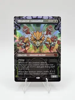 Triceraton Commander (Showcase) Teenage Mutant Ninja Turtles Foil Near Mint - Image 1