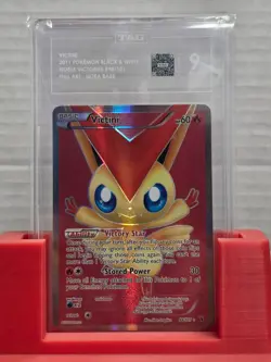 Victini #98/101 2011 Black & White Noble Victories Full Art Ultra Rare TAG 9 - Image 1
