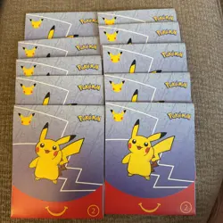 2021 Pokemon 25th Anniversary McDonalds Promo Sealed Pack *Lot of 10* - Image 1