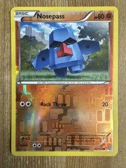 Pokemon TCG Nosepass Dragons Exalted 62/124 Reverse Holo Common MP - Image 1