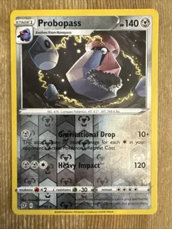 Pokemon TCG Probopass Rebel Clash 131/192 Reverse Holo Rare NM - Image 1