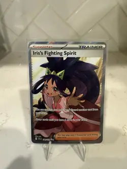 Iris’s Fighting Spirit 180/159 Pokemon TCG Journey Together Full Art Trainer NM - Image 1