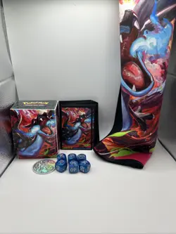 Mega Charizard X EX UPC Pokemon Open Box Accessories Only - No Cards/Promos - Image 1