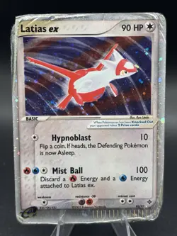 Pokemon Latias ex Ultra Rare Holo EX Dragon 93/97 English DMG - Image 1