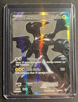 Zekrom Ultra Rare 114/114 Black & White 130 HP Full Art Holo English Pokemon - Image 1