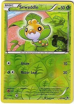 Pokemon - Sewaddle 4/98 - Reverse Holo - Emerging Powers - NM/M - NEW - Image 1