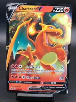Charizard V - Crown Zenith 018/159 - Pokemon TCG - NM - HOLO - Image 1