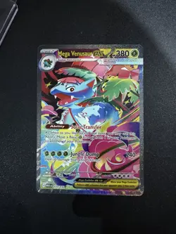 Pokemon TCG - Mega Evolutions - Mega Venusaur ex 177/132 - SIR Mint Condition - Image 1