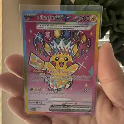 Pokemon Pikachu ex 277/217 Freshly Pulled Ascended Heros NM Pokemon TCG - Image 1