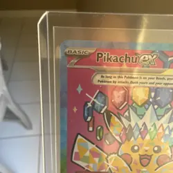 Pokemon Pikachu ex 277/217 Freshly Pulled Ascended Heros NM Pokemon TCG - Image 3