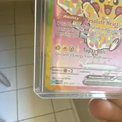 Pokemon Pikachu ex 277/217 Freshly Pulled Ascended Heros NM Pokemon TCG - Image 5