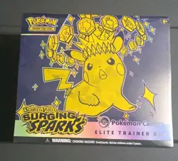 Pokemon Center ETB Surging Sparks PC Exclusive ETB, New And Sealed - Image 1