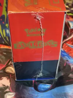 Pokemon Sealed ETB 2016 XY Evolutions Charizard New Sealed Tears Look pics - Image 5