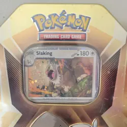 Pokemon TCG Triple Whammy Slaking Collector's Tin With 3 Foil Sealed FREE SHIP - Image 3