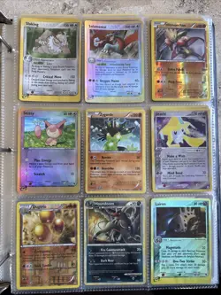Pokemon TCG Huge Vintage/Mid Era Binder Collection Holos Basic - Image 1