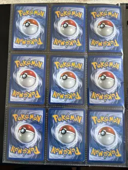 Pokemon TCG Huge Vintage/Mid Era Binder Collection Holos Basic - Image 2