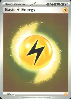 Pokemon TCG - Basic Lightning Energy - 004 MEE: Mega Evolution Energies 4 NM - Image 1