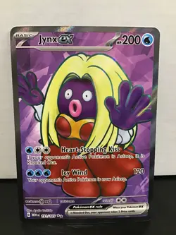 Jynx ex 191/165 Pokemon 151 Holo Full Art Ultra Rare - Image 1