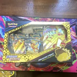 Pokemon Crown Zenith Pikachu VMAX Special Collection Booster Box 2023 - Image 1