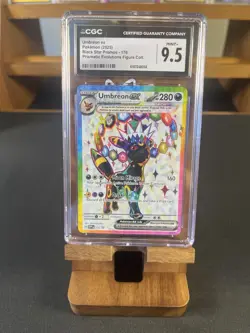 Pokemon Umbreon SVP 176 Black Star Promo Prismatic Evolutions - CGC 9.5 NM+ - Image 1