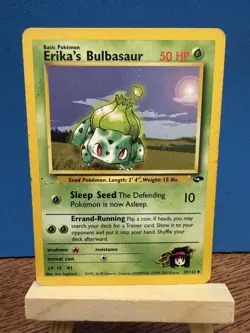 Pokemon TCG Erika’s Bulbasaur 39/132 Gym Challenge WOTC Vintage *SEE PICTURES* - Image 1