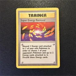 Pokemon Super Energy Removal 79/102 Base Set Rare 1999 Regular WotC non holo - Image 1
