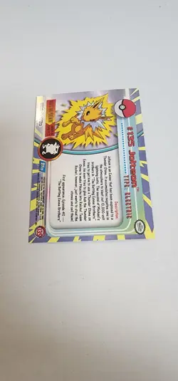 Jolteon #135 - Rainbow Foil - Topps Pokemon Series 3 - Image 3