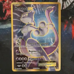 Pokemon Mewtwo EX Full Art Holo Ultra Rare 103/108 Evolutions 180 HP Basic - Image 1