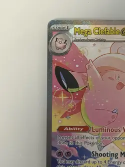 Pokemon TCG Mega Clebable Ex SIR 119/088 English Perfect Order NM - Image 2