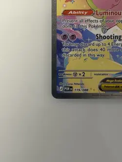 Pokemon TCG Mega Clebable Ex SIR 119/088 English Perfect Order NM - Image 5
