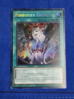 Yu-Gi-Oh! Forbidden Crown Spell Secret Rare BPRO-EN067 1st Edition - Image 1